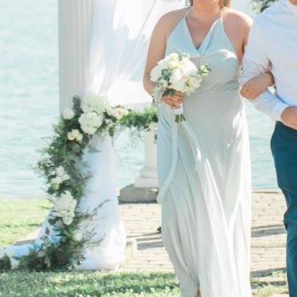 Amsale Alyssa bridesmaid dresss